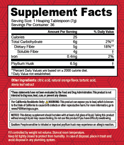 Colon Cleanse® Flavors Orange 9 oz. Powder