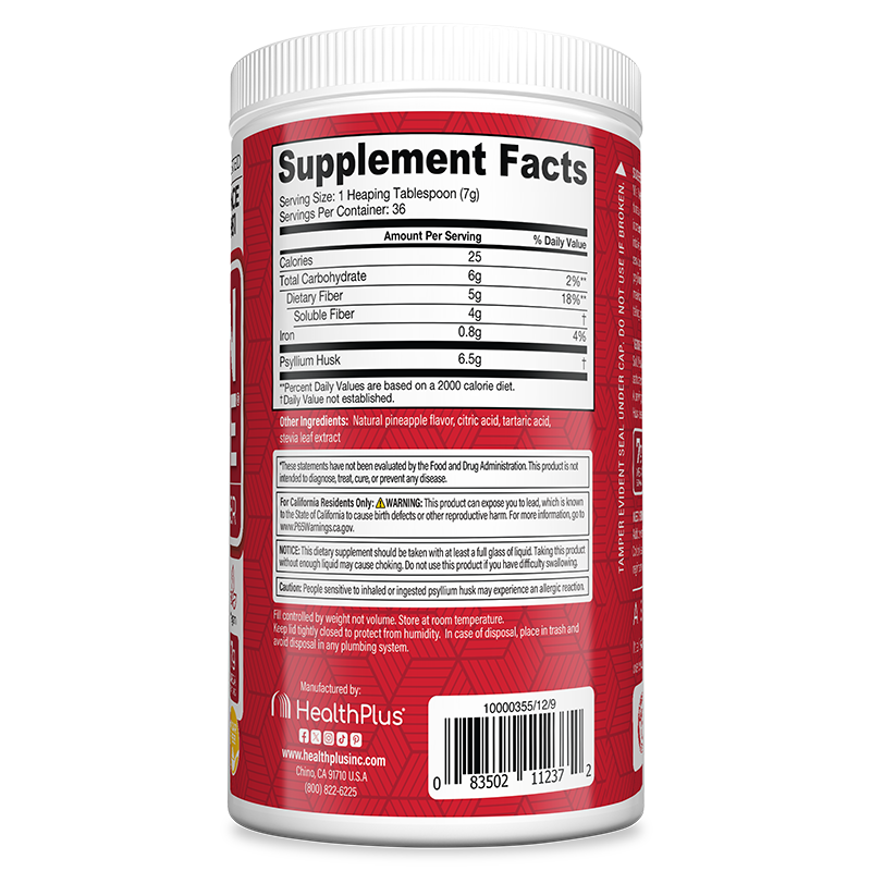 Colon Cleanse® Flavors Pineapple 9 oz. Powder