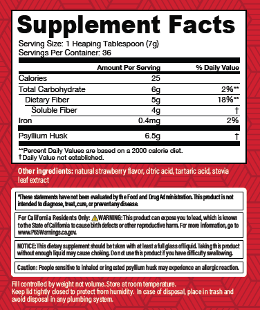 Colon Cleanse® Flavors Strawberry 9 oz. powder