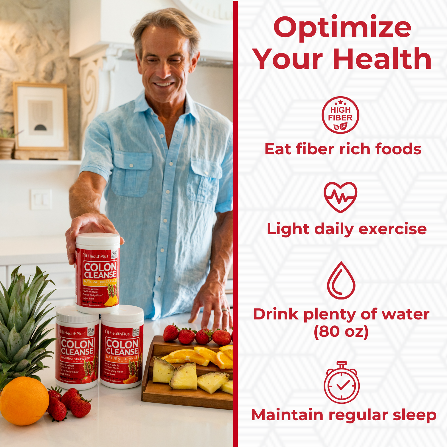 Colon Cleanse® Flavors Strawberry 9 oz. powder