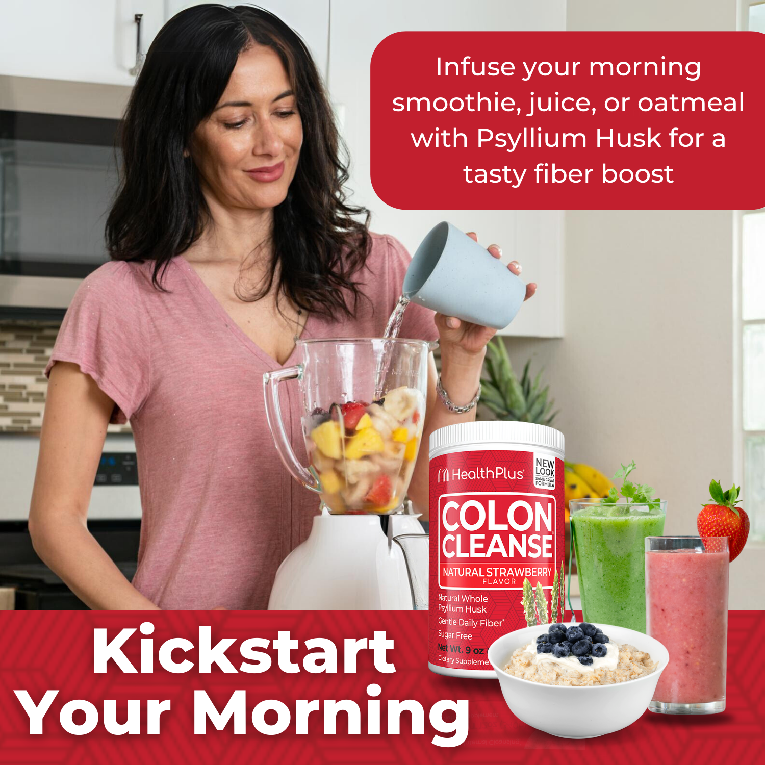 Colon Cleanse® Flavors Strawberry 9 oz. powder
