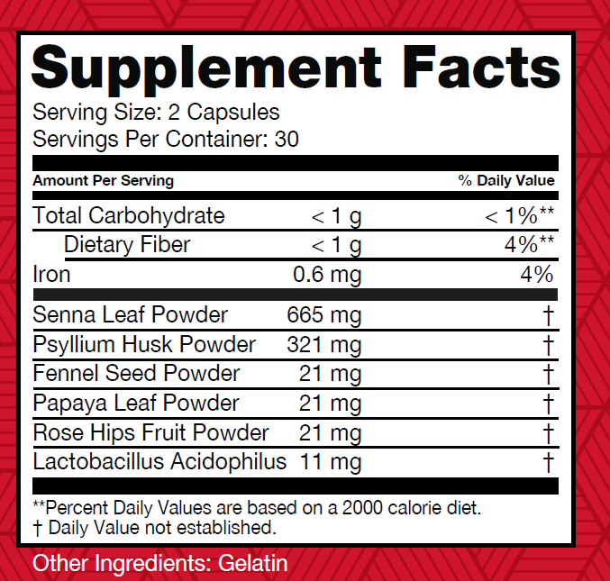 Super Colon Cleanse® 60 Capsules - Health Plus Inc