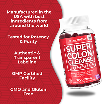 Super Colon Cleanse Gummies - 60 Gummies - Berry Burst