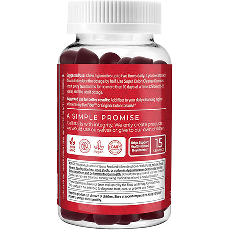 Super Colon Cleanse Gummies - 60 Gummies - Berry Burst