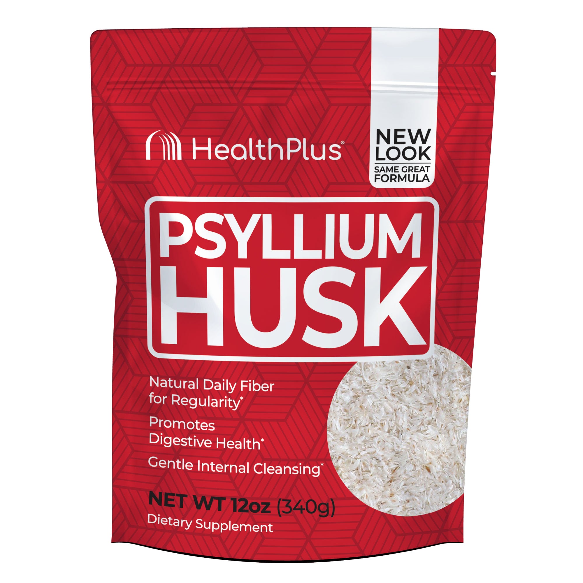 Health Plus Whole Psyllium Husk Powder Prebiotic Fiber - Health Plus Inc