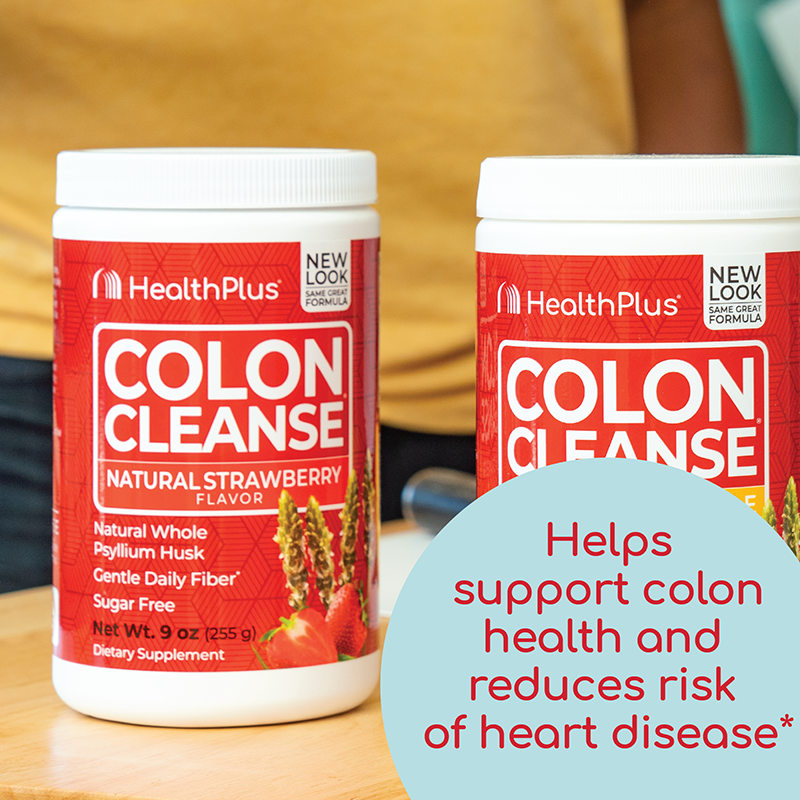 Colon Cleanse® Flavors Strawberry 9 oz. powder - Health Plus Inc