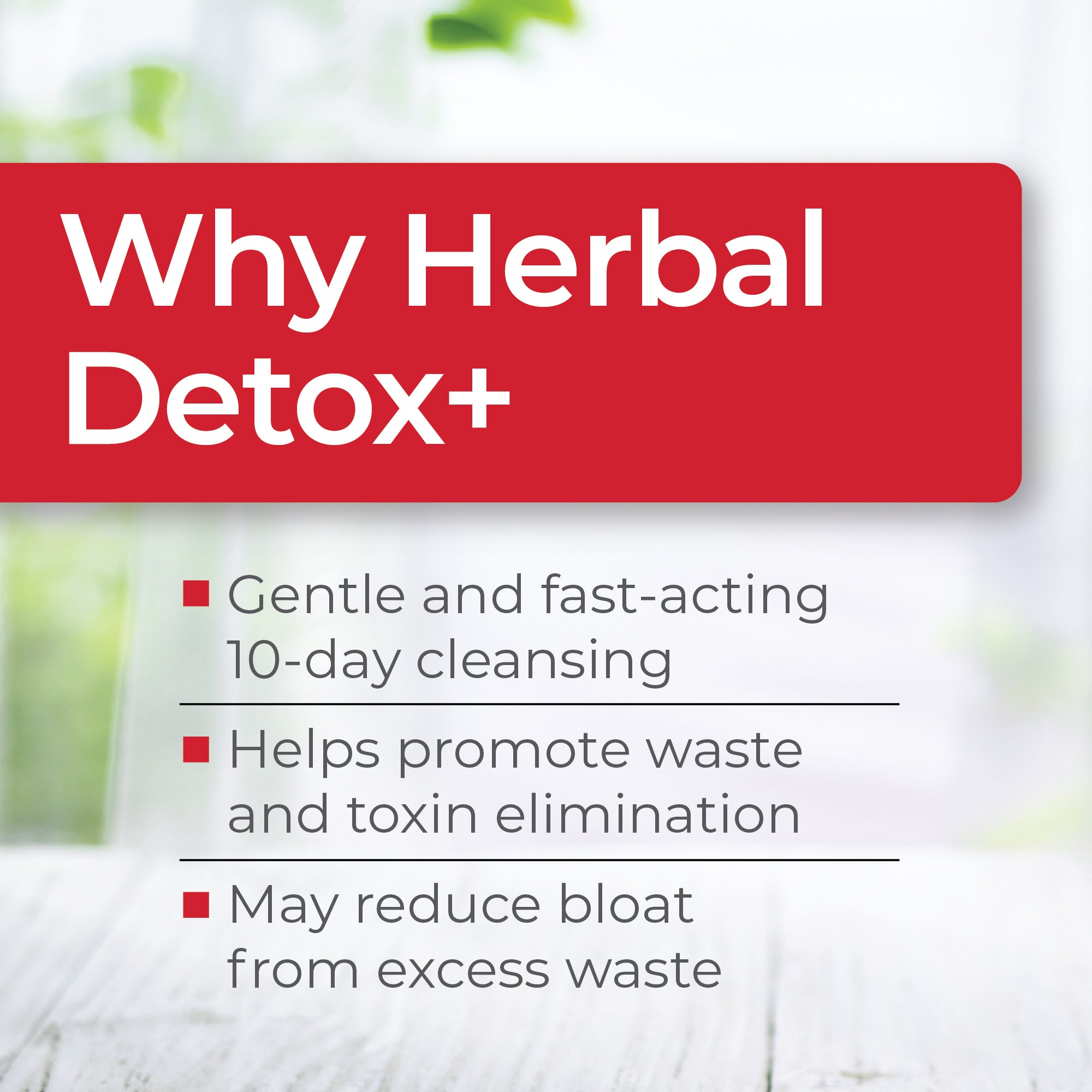 Herbal Detox Benefits List