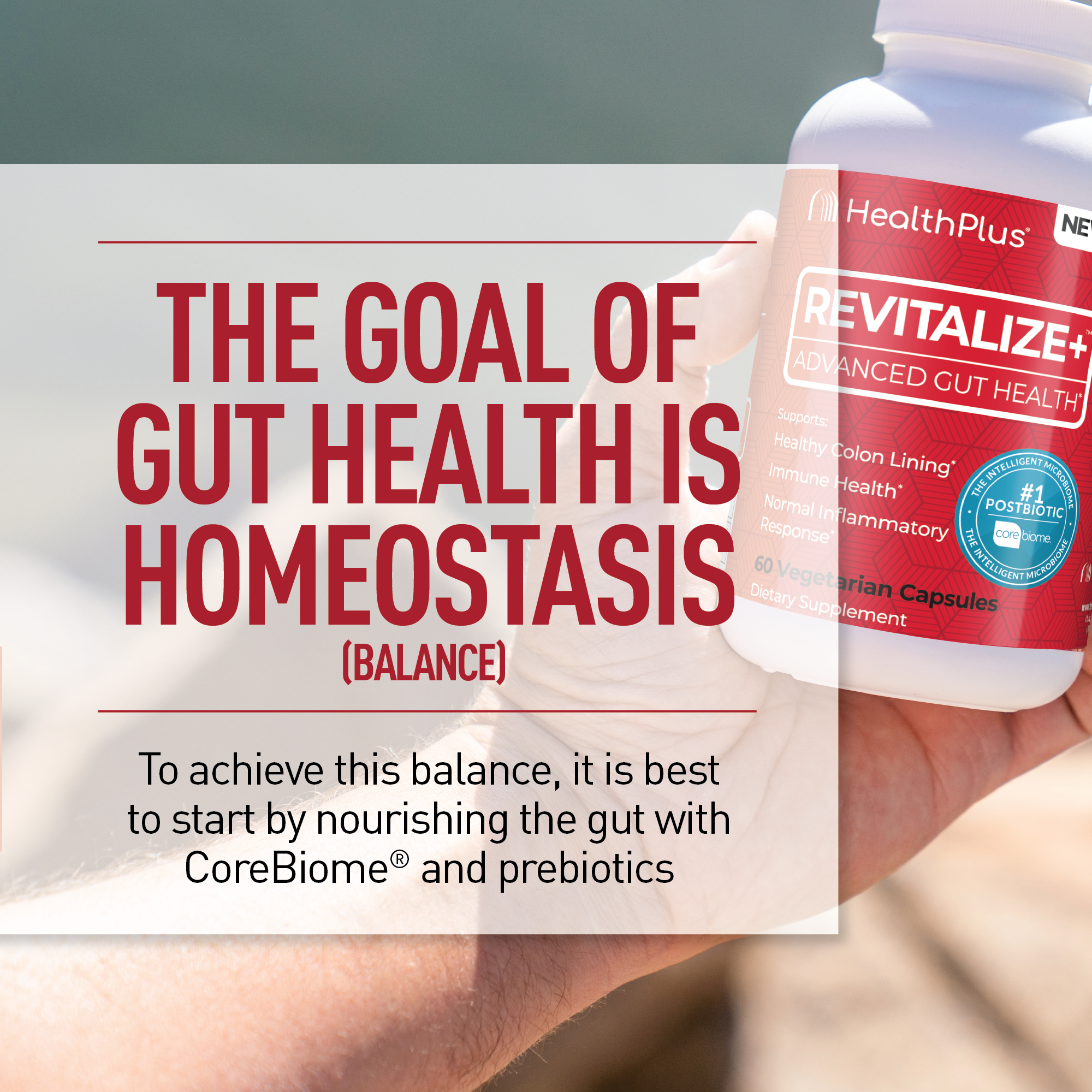 Revitalize+™ Advanced Gut Health Supplement for Gut, Colon & Immune Support