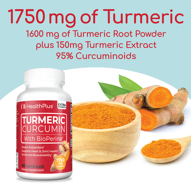 Turmeric Curcumin™ with BioPerine® - 90 Capsules